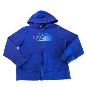 The North Face Girl’s Purple Zip up Hoodie Size Large (14-16)